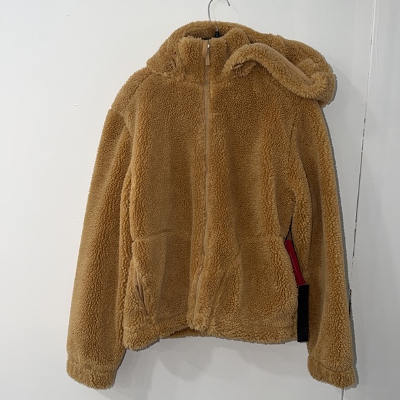 Carbon38 Teddy Zip Up Jacket With Hood, S - Picture 2 of 10